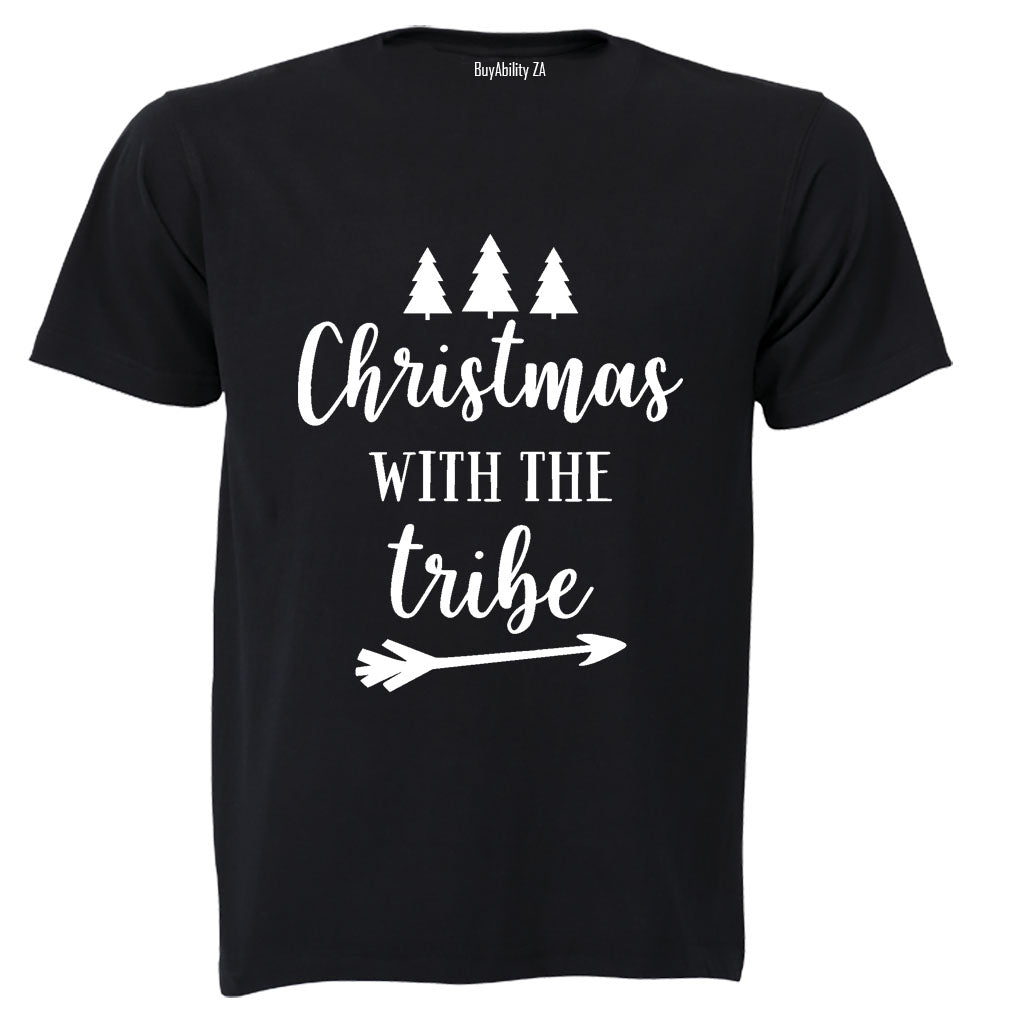 Christmas With My Tribe - Adults - T-Shirt
