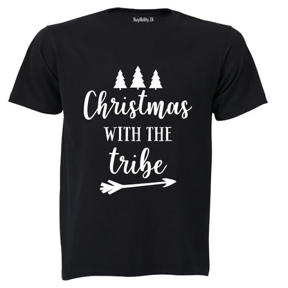Christmas With My Tribe - Kids T-Shirt
