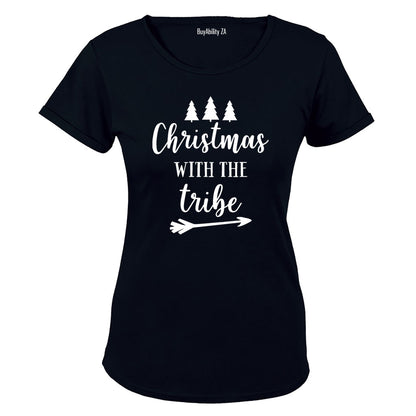 Christmas With My Tribe - Ladies - T-Shirt