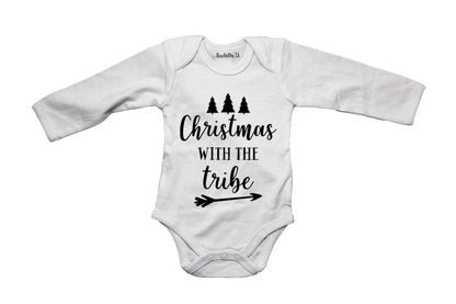 Christmas With My Tribe - Baby Grow