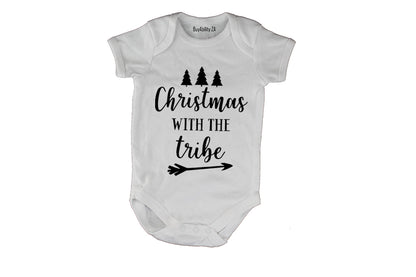 Christmas With My Tribe - Baby Grow