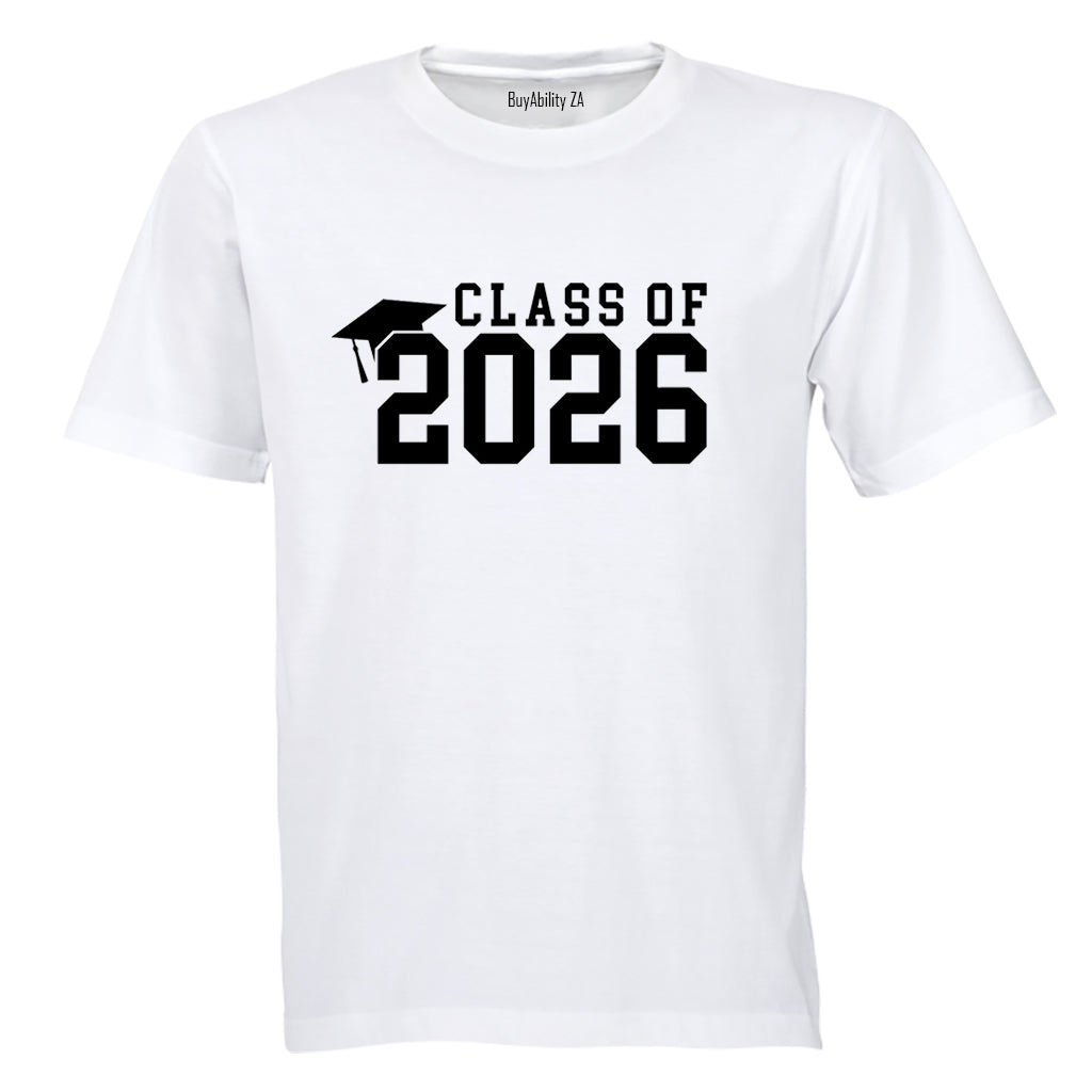 Class of 2026 Graduation - Adults - T-Shirt - BuyAbility South Africa