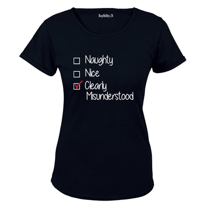 Clearly Misunderstood - Christmas - Ladies - T-Shirt