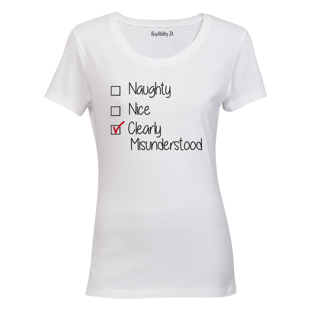 Clearly Misunderstood - Christmas - Ladies - T-Shirt