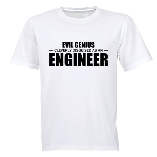 Cleverly Disguised As An Engineer - Adults - T-Shirt - BuyAbility South Africa