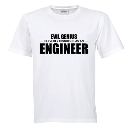 Cleverly Disguised As An Engineer - Adults - T-Shirt