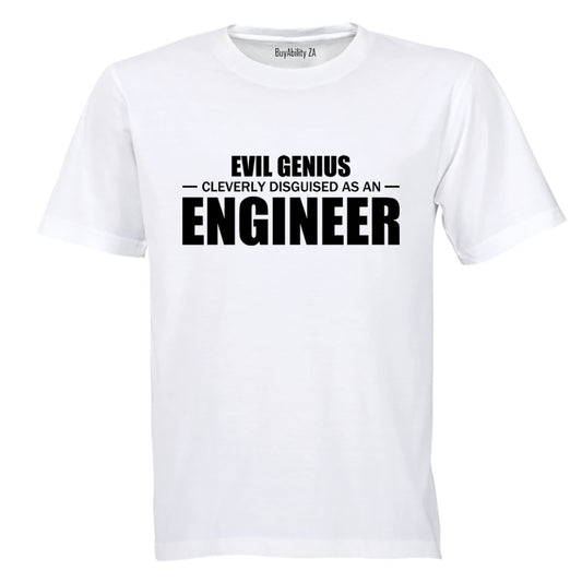 Cleverly Disguised As An Engineer - Adults - T-Shirt