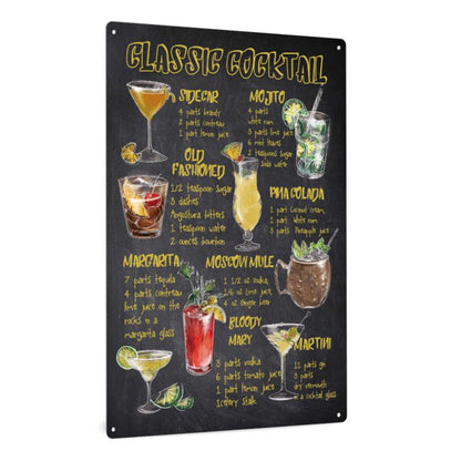Classic Cocktail - Novelty Metal Sign
