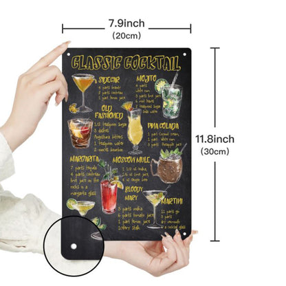Classic Cocktail - Novelty Metal Sign