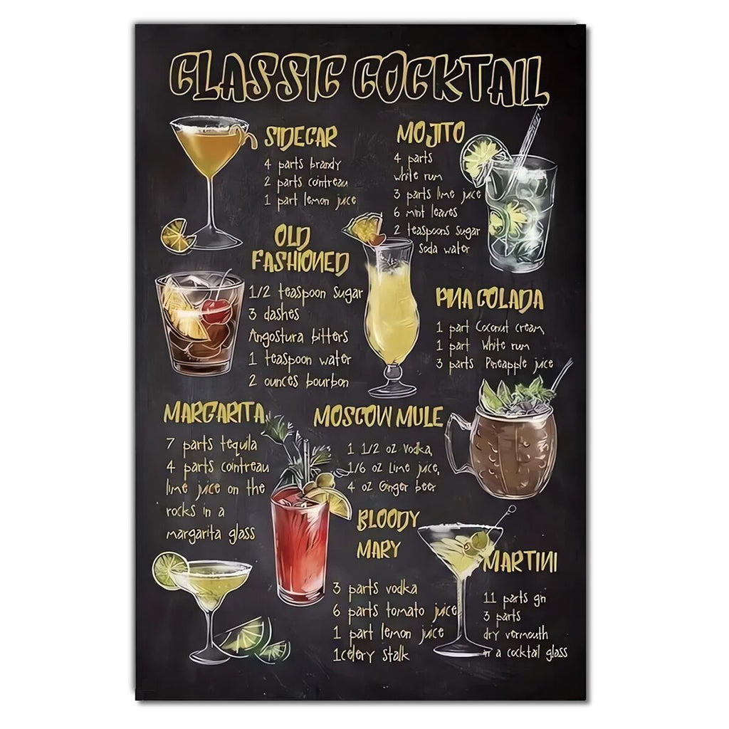 Classic Cocktail - Novelty Metal Sign