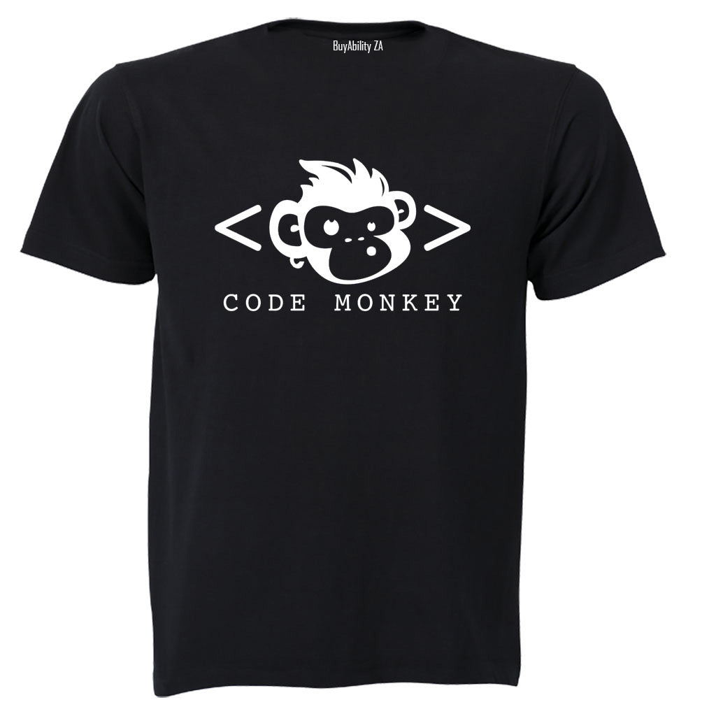 Code Monkey - Adults - T-Shirt - BuyAbility