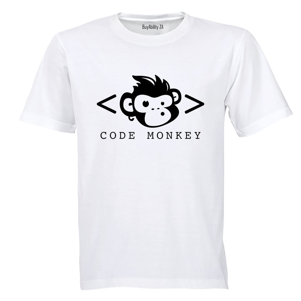 Code Monkey - Adults - T-Shirt - BuyAbility