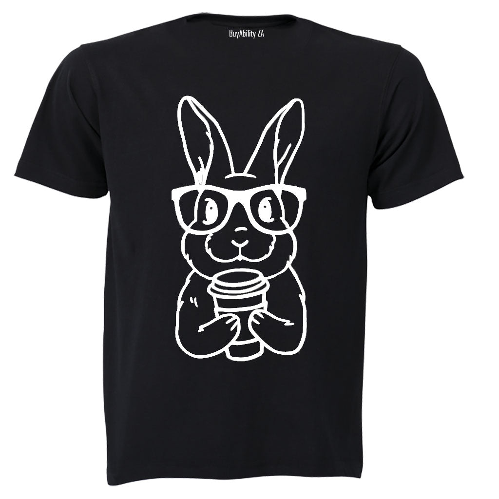 Coffee Bunny - Easter - Kids T-Shirt - BuyAbility