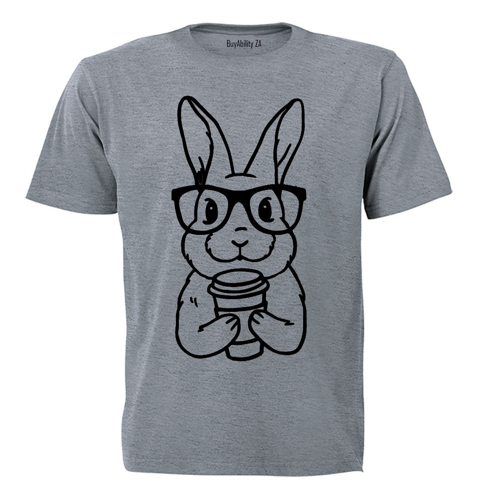 Coffee Bunny - Easter - Kids T-Shirt - BuyAbility