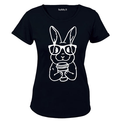 Coffee Bunny - Easter - Ladies - T-Shirt