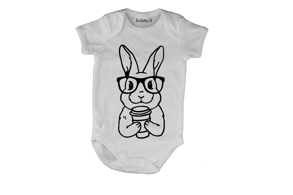 Coffee Bunny - Easter - Baby Grow