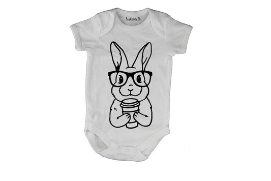 Coffee Bunny - Easter - Baby Grow