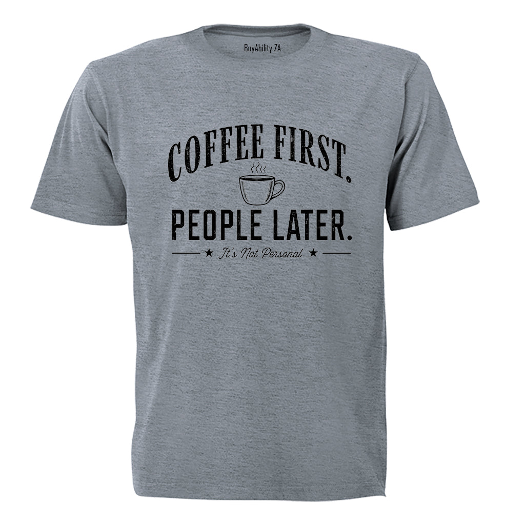 Coffee First - Adults - T-Shirt - BuyAbility South Africa