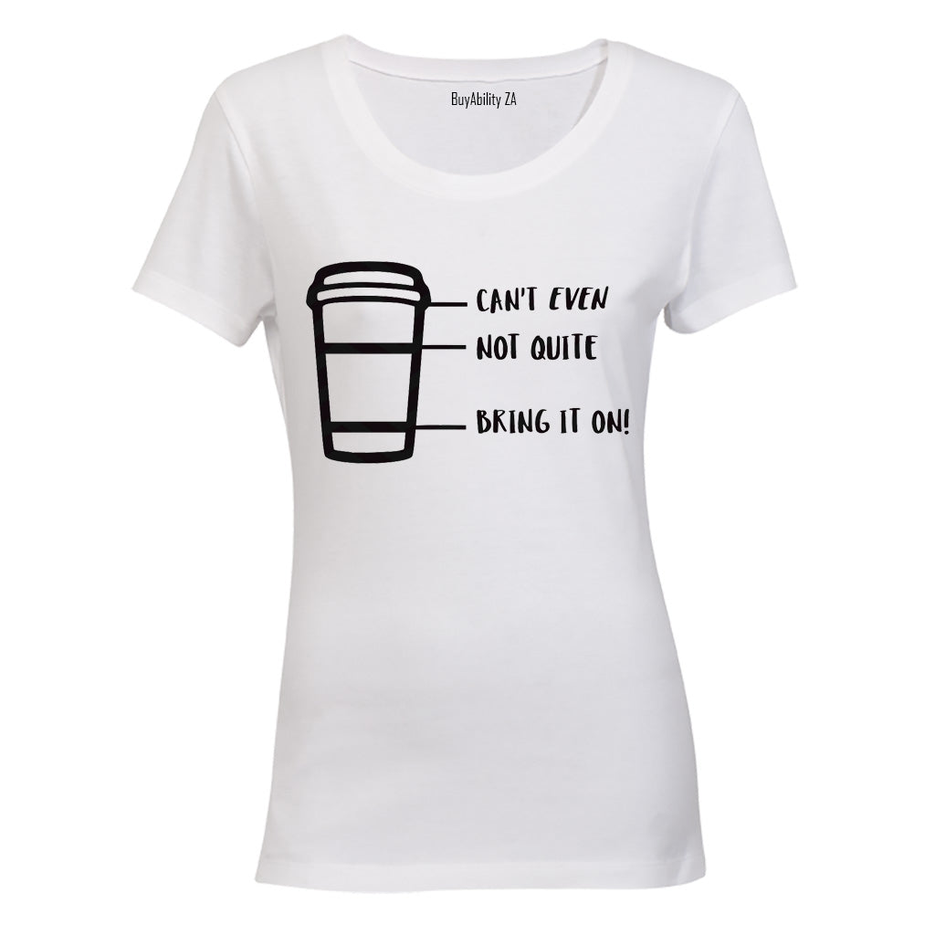 Coffee Levels - Ladies - T-Shirt
