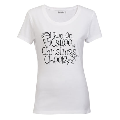 Coffee & Christmas Cheer - Ladies - T-Shirt