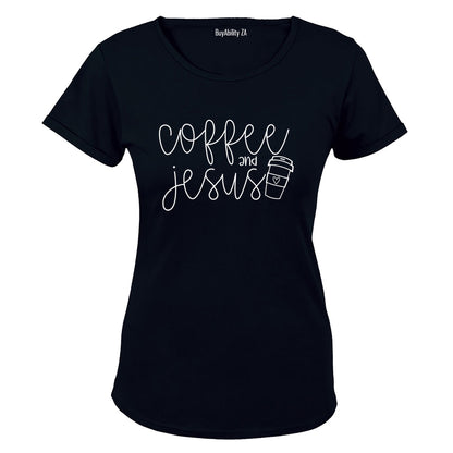 Coffee and Jesus - Ladies - T-Shirt