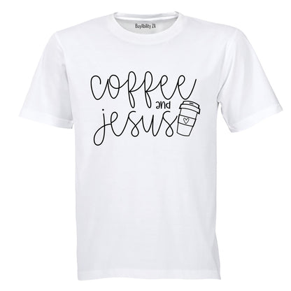 Coffee and Jesus - Adults - T-Shirt