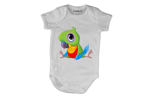 Colourful Parrot - Baby Grow