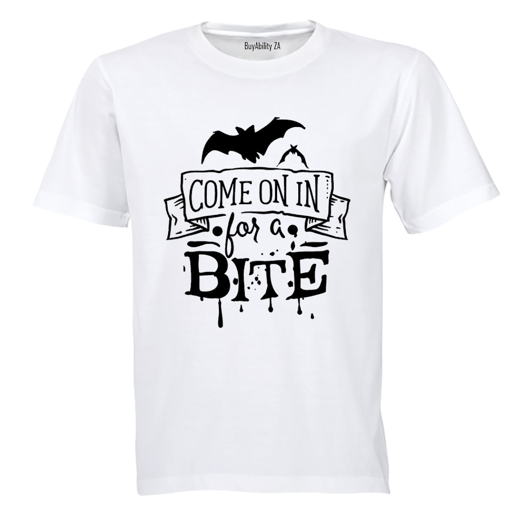 Come In For A Bite - Halloween - Adults - T-Shirt
