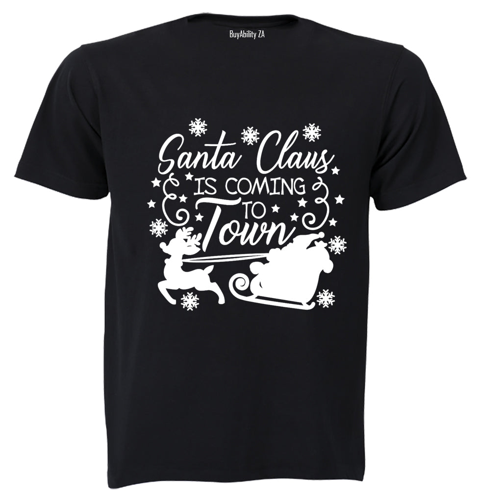 Coming to Town - Christmas - Kids T-Shirt