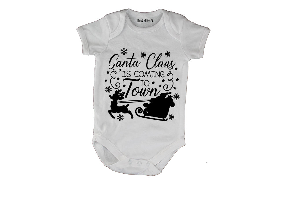 Coming to Town - Christmas - Baby Grow
