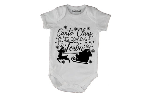 Coming to Town - Christmas - Baby Grow