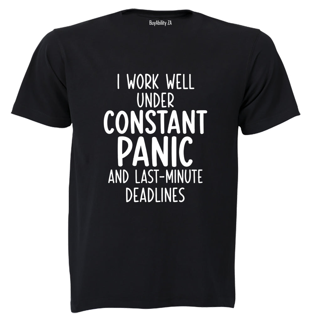 Constant Panic - Adults - T-Shirt - BuyAbility South Africa