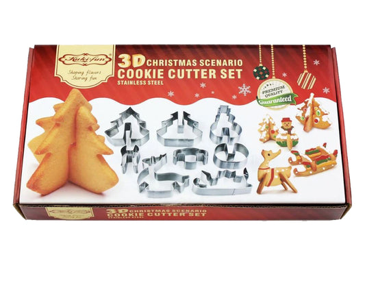 3D Christmas Cookie Cutters