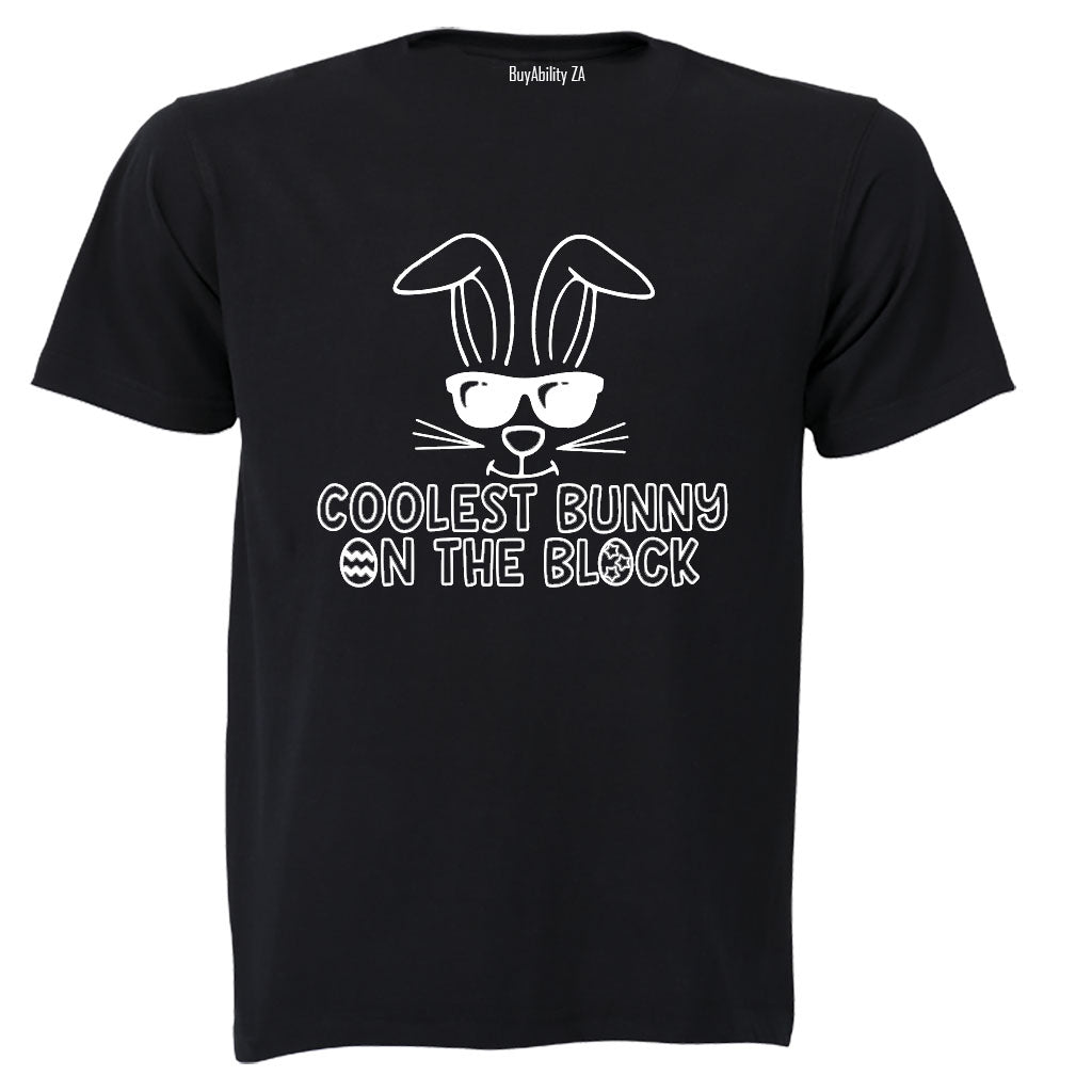 Coolest Bunny on the Block - Easter - Kids T-Shirt