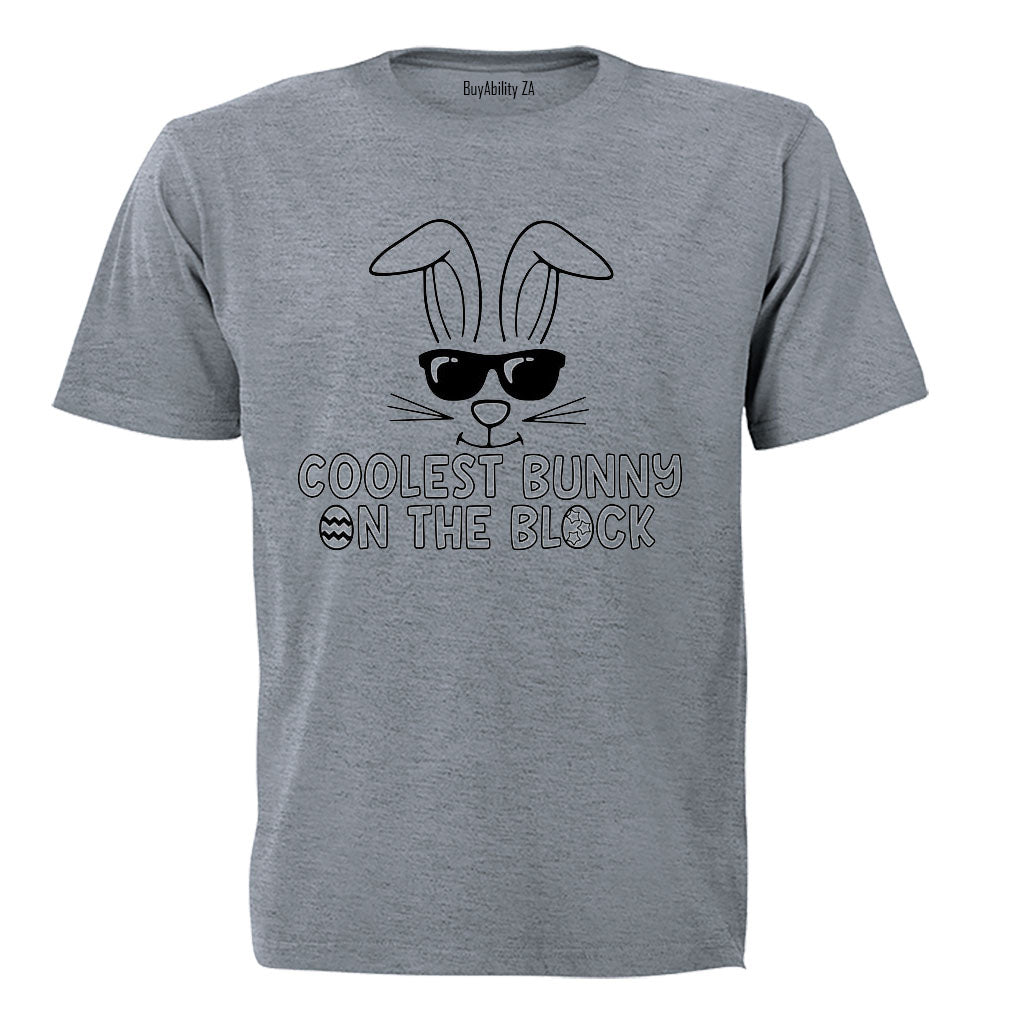 Coolest Bunny on the Block - Easter - Kids T-Shirt