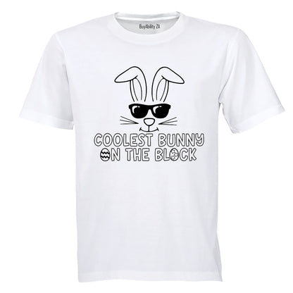 Coolest Bunny on the Block - Easter - Kids T-Shirt
