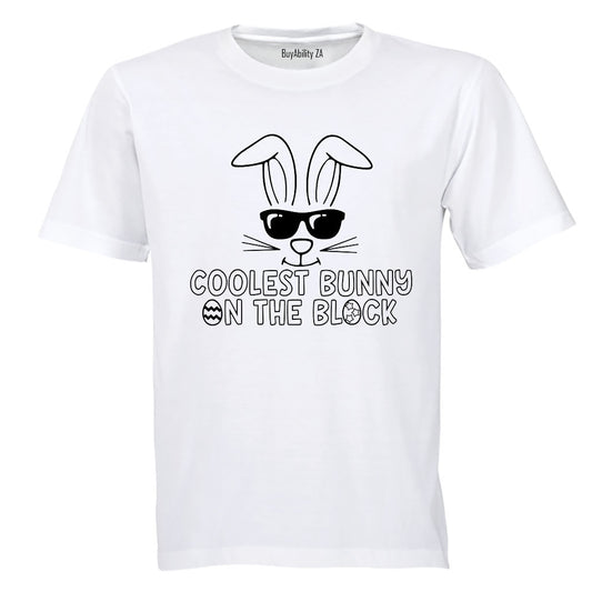 Coolest Bunny on the Block - Easter - Kids T-Shirt
