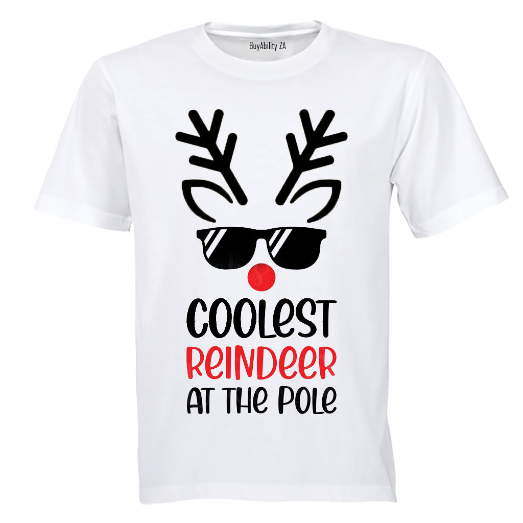 Coolest Reindeer - Christmas - Adults - T-Shirt
