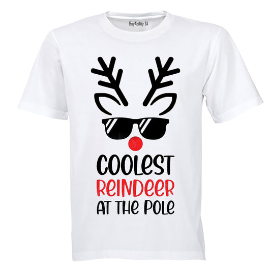 Coolest Reindeer - Christmas - Adults - T-Shirt