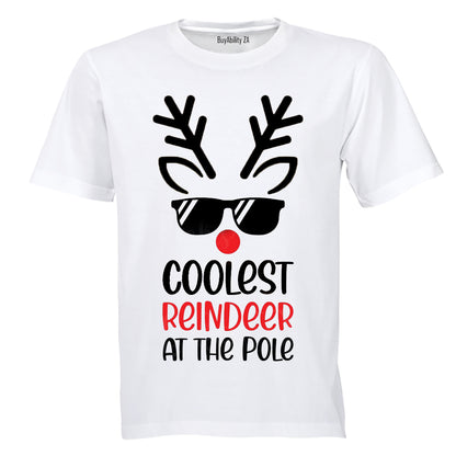 Coolest Reindeer - Christmas - Kids T-Shirt