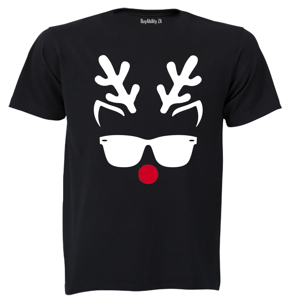 Cool Christmas Reindeer - Adults - T-Shirt