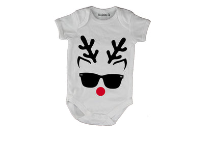 Cool Christmas Reindeer - Baby Grow