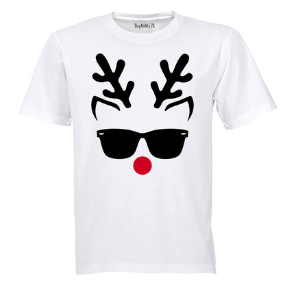 Cool Christmas Reindeer - Adults - T-Shirt