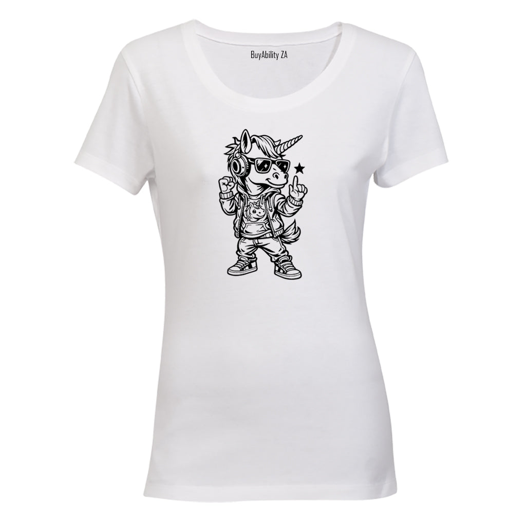 Cool Unicorn - Ladies - T-Shirt - BuyAbility South Africa