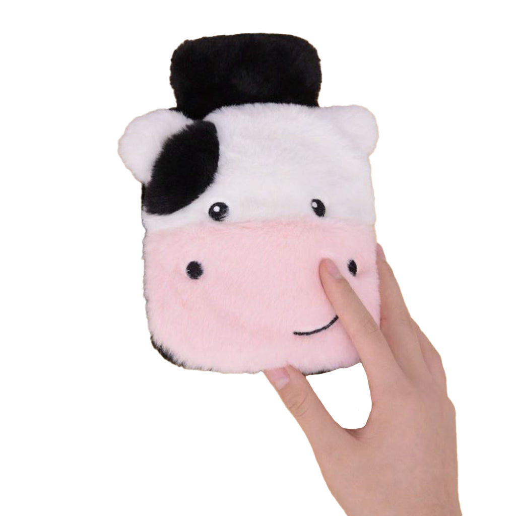 Plush Cow Mini Hot Water Bottle - Hand Warmer - BuyAbility
