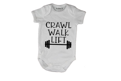 Crawl. Walk. LIFT - Baby Grow