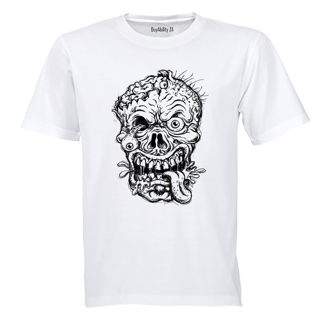 Crazy Zombie - Halloween - Adults - T-Shirt