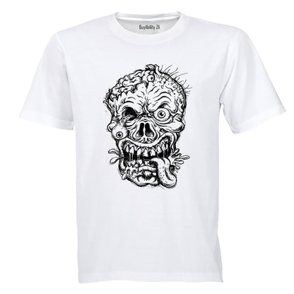 Crazy Zombie - Halloween - Adults - T-Shirt