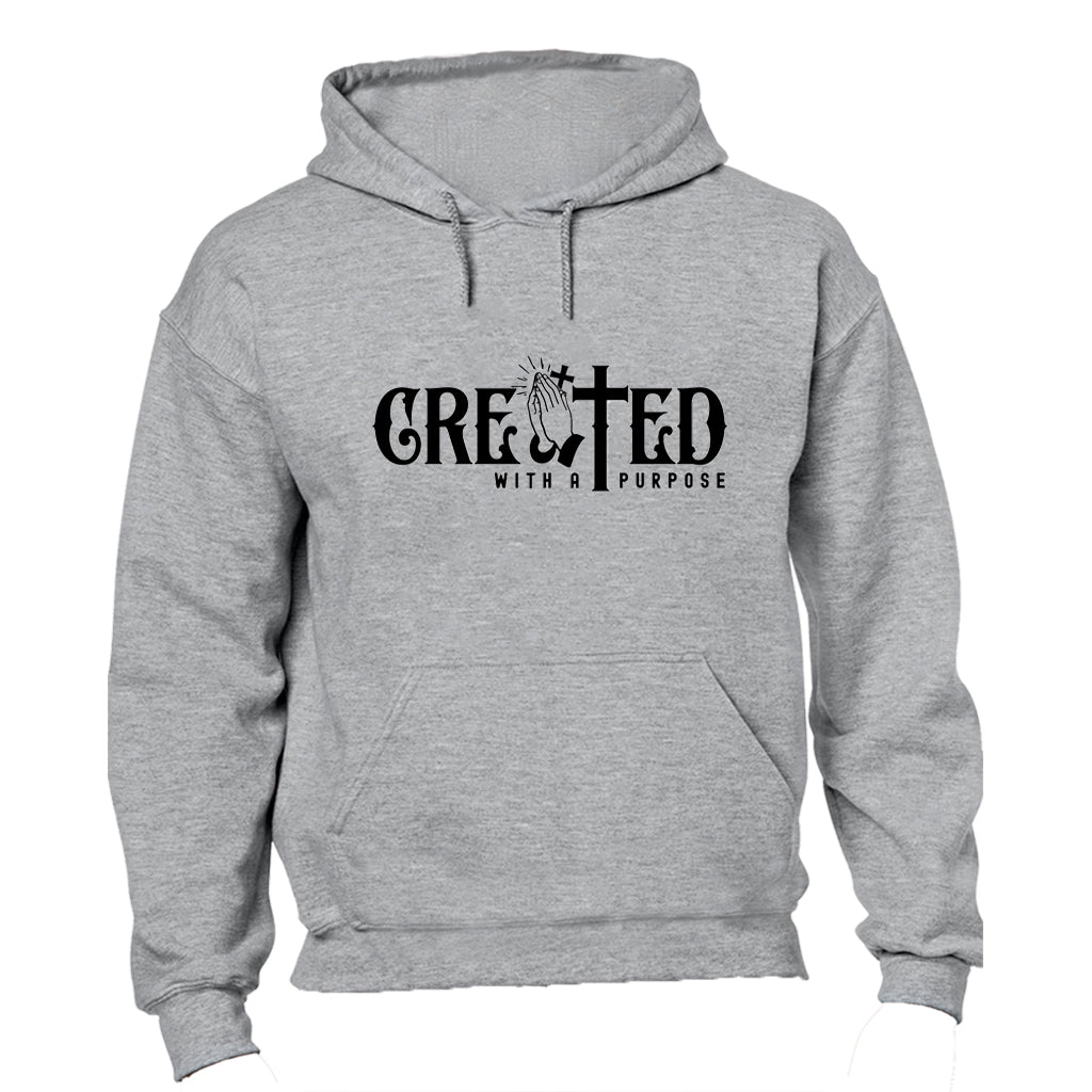 Created With A Purpose - Hoodie - BuyAbility South Africa