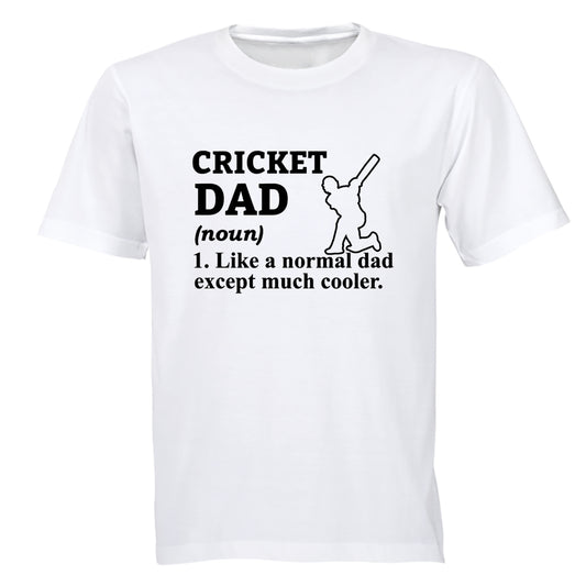 Cricket Dad - Adults - T-Shirt - BuyAbility South Africa